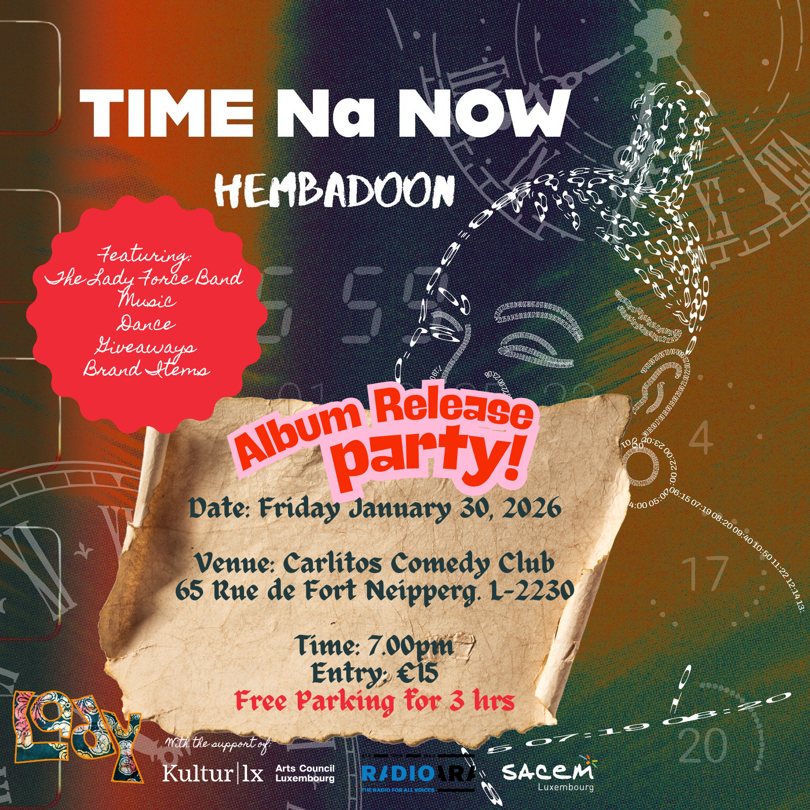 "TIME Na NOW" Album Release Party