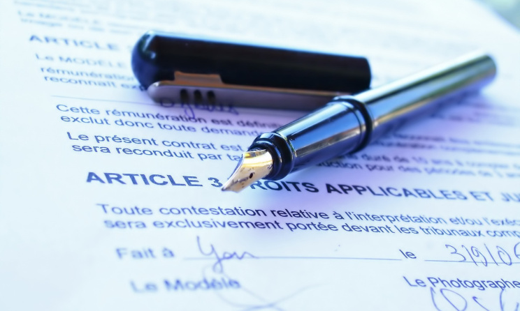 modèle d'un contrat (c) www.le-pongiste.com