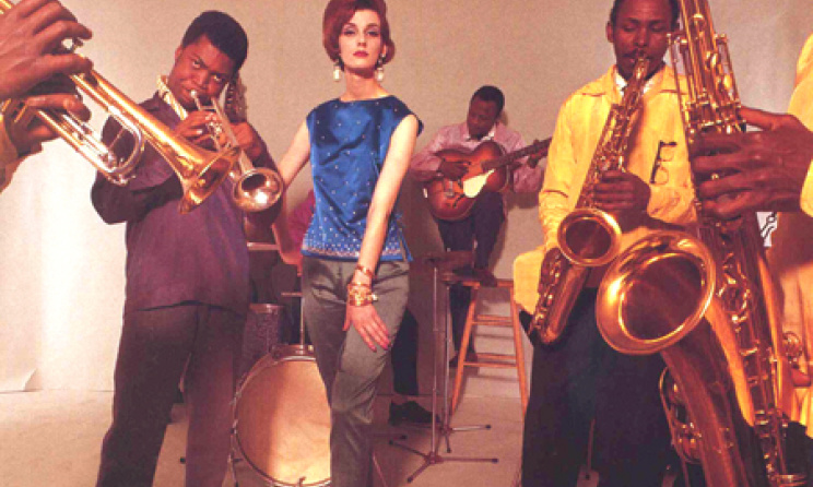 Fela Kuti and his Jazz Band. Vogue photo shoot, 1961.