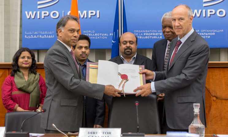 WIPO treaty signing at Marrakesh