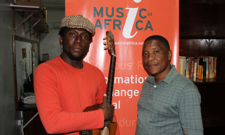 Leo Mkanyia and his manager Jeff Tibenda
