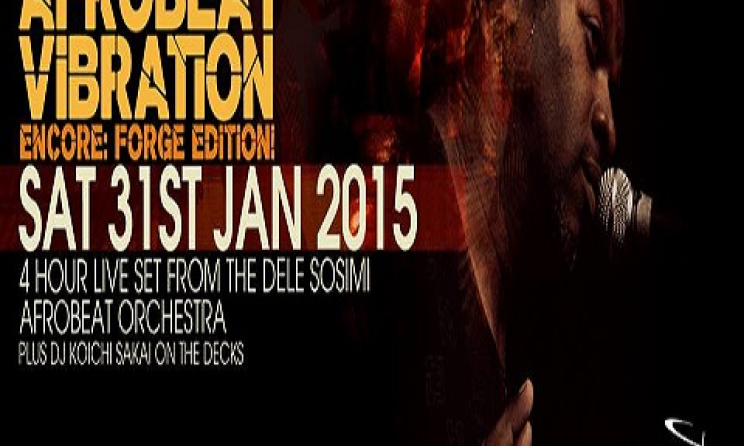 Afrobeat vibrations January 2015 flyer.
