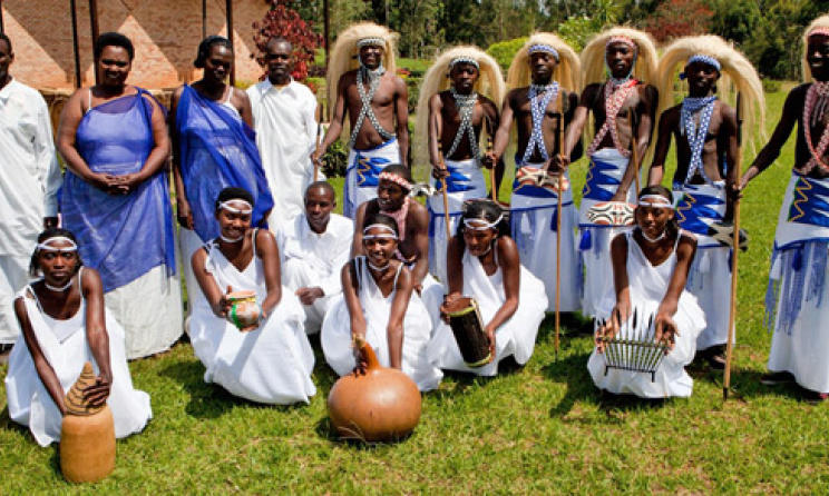 Rwandan intore dancers