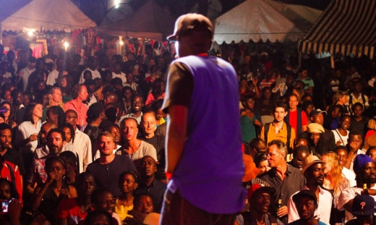 Ugandan rapper Ruyonga at Bayimba 2014. Photo: Daniel Ecwalu/bayimbafestival.com