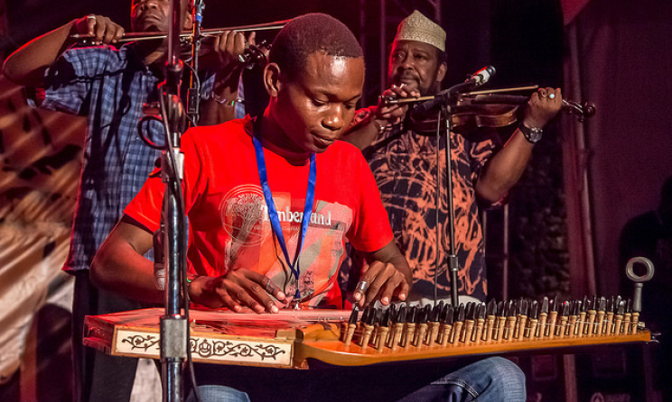 Swahili Encounters group performing at the 2014 Sauti za Busara Fest. Photo: Peter Bennett