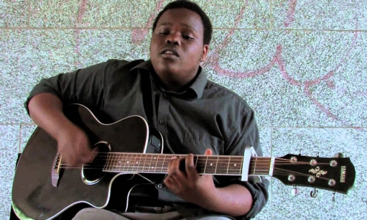 Malawian singer George Kalukusha.