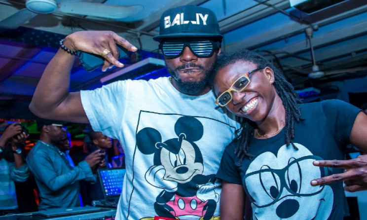 DJ Bally (left) and Derin Ajao. Photo: Jere Ikongio