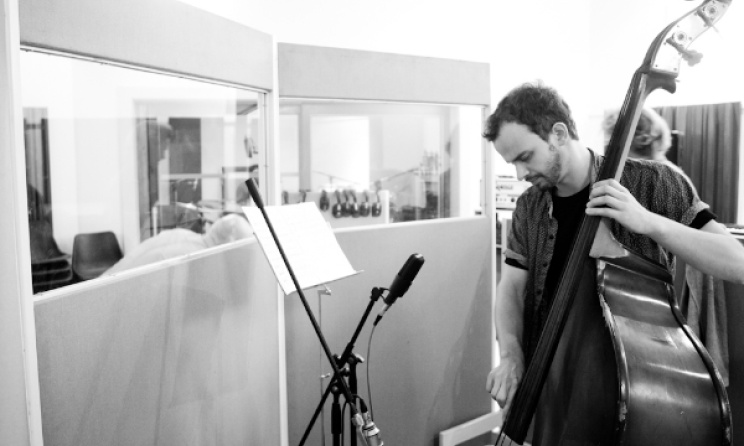 Shane Cooper in studio.