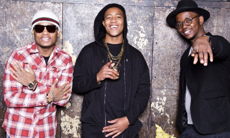 This year's Jack Scouts: K.O, DJ Speedsta and Culoe de Song. Photo: yuledark.co.za