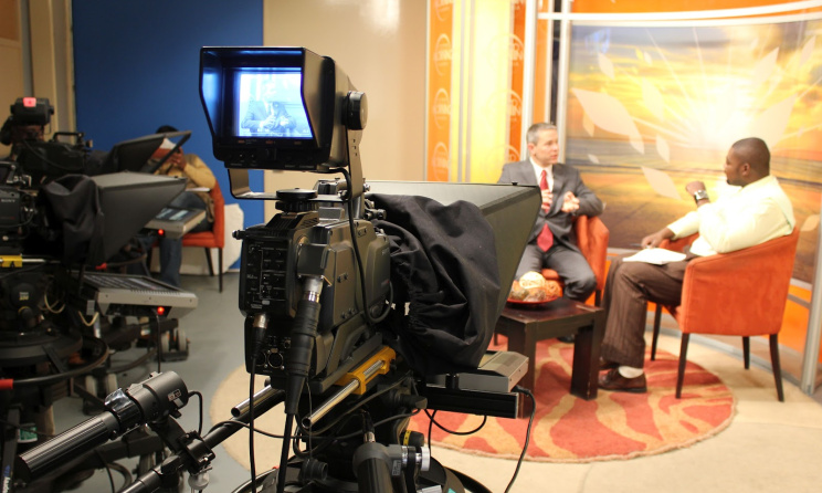 Inside the NBC TV studios. Photo: extremityproject.blogspot.com
