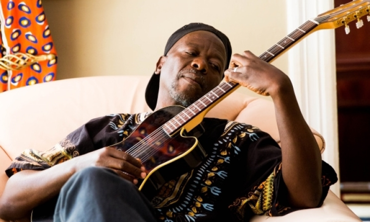 Malawian jazz musician Wambali Mkandawire, aka Mte Wambali,