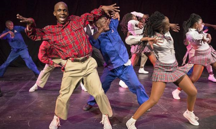 Dancers perform in Amalangabi WoMgido in Grahamstown's City Hall during the 2015 NAF. Photo: CuePix/Jane Berg