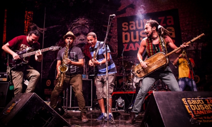 Djmawi Africa (Algeria) perform at Sauti za Busara 2015. Photo: Robin Batista