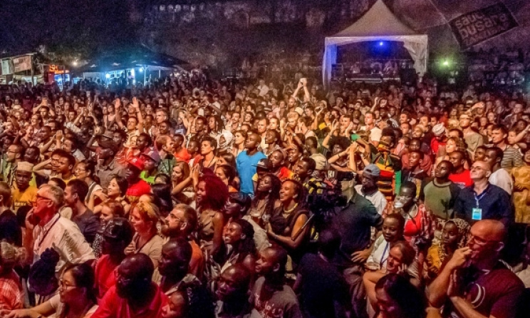 The audience at Sauti za Busara 2015. Photo: Peter Bennett