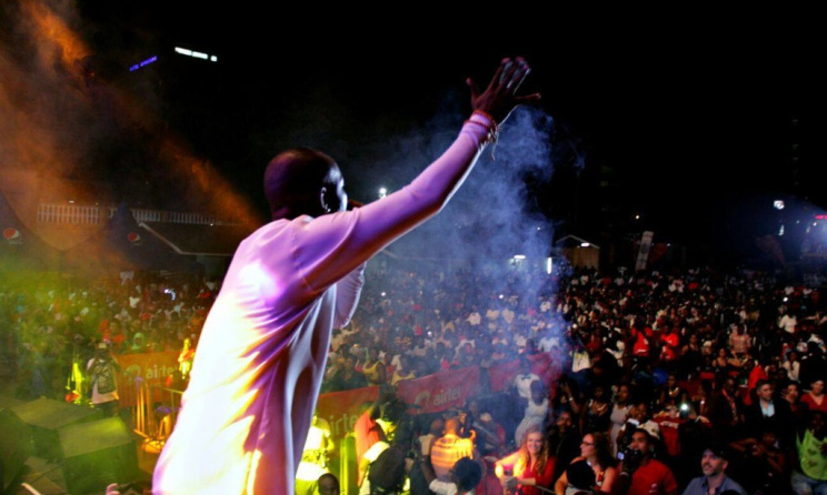 Eddy Kenzo at his Mbilo Mbilo Concert. Photo: www.chimreports.com