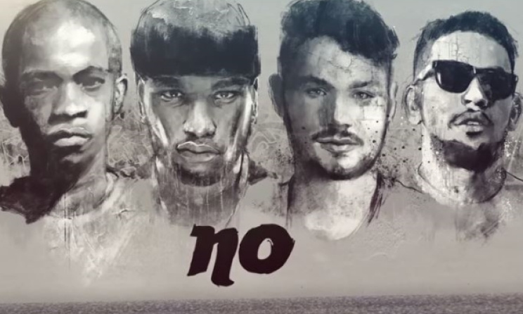 A scene from the music video for 'No!'.