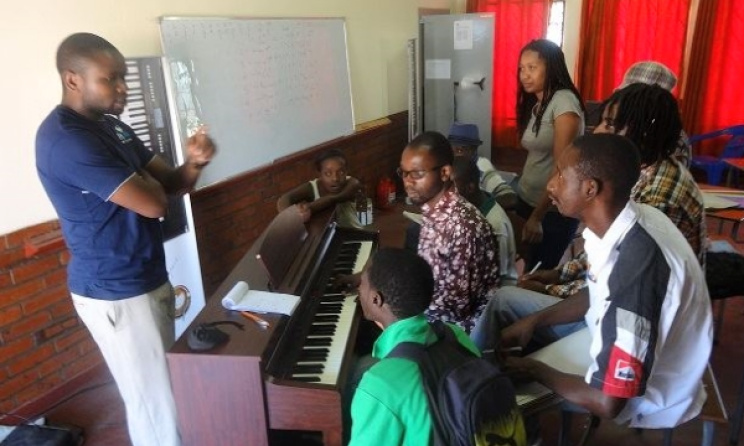 A workshop at Music Crossroads Zimbabwe. Photo: Facebook