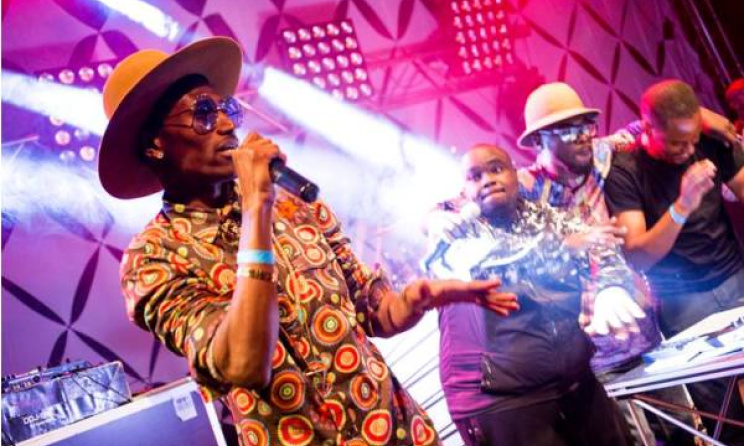 Octopizzo with Just A Band members. Photo by Quaint Photography