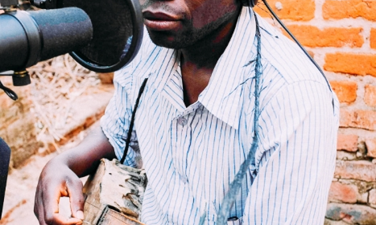 Recording in Malawi for Wired For Sound. Photo: Kim Winter