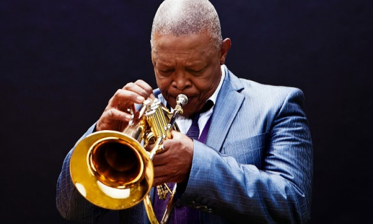 South African trumpeter Hugh Masekela. Photo: Brett Rubin/getsumgood.com