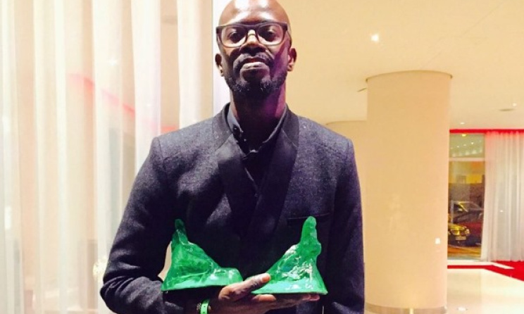 Black Coffee with the two DJ Awards. Photo: Black Coffee/Facebook