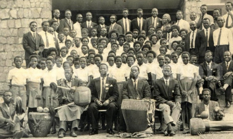 Joseph Kyagambiddwa's choir that sang in Rome. Photo: www.newvision.co.ug