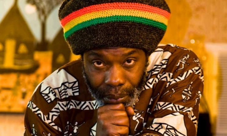Zambian reggae man Larry Maluma.