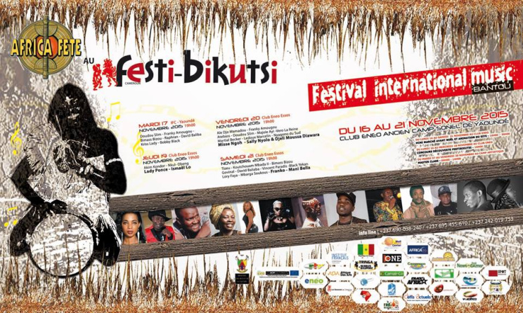 L'affiche du Festi-Bikutsi 2015. (ph) Afrique-sur7