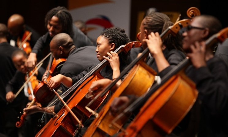 Buskaid Soweto String Ensemble. Photo: Buskaid