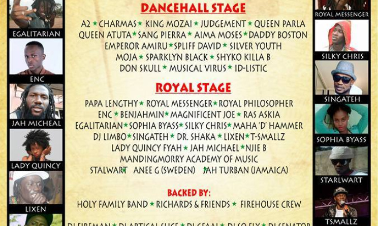 The third ReggaeKunda Festival holds January 2016