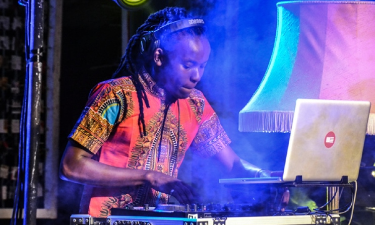 Kenyan DJ, Saint Evo. Photo by Fahruq M'Kinuu 