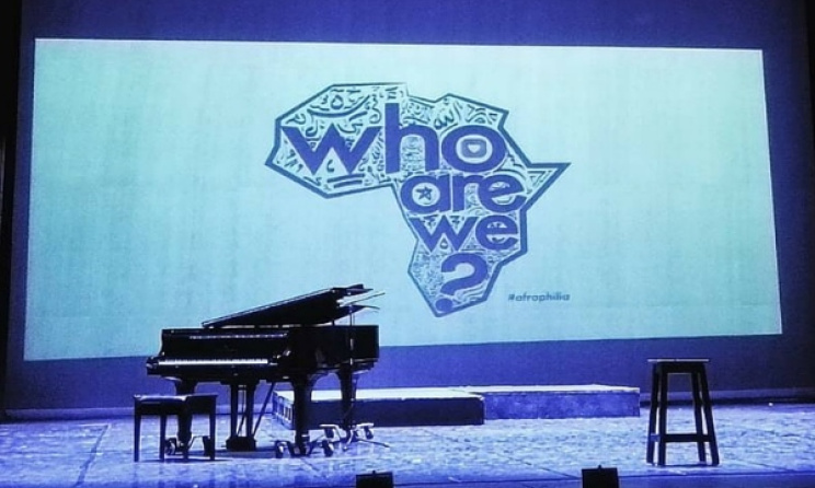 The stage for the launch event in Pretoria. Photo: www.iafrikan.com