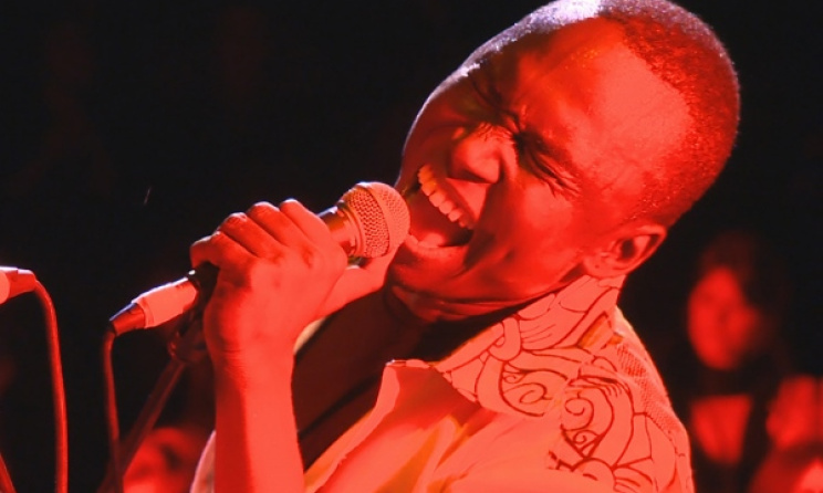 Ali from Songhoy Blues features in the documentary 'They Will Have to Kill Us First'. Photo: www.theywillhavetokillusfirst.com