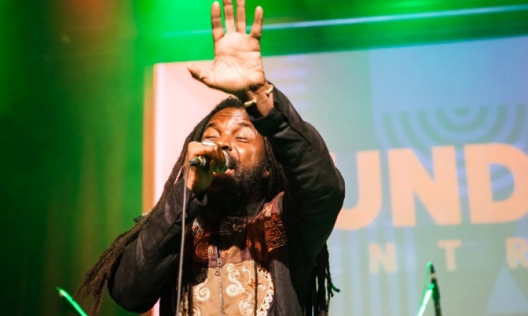Ghana's Rocky Dawuni at Mundial Montreal in 2015. Photo: Facebook