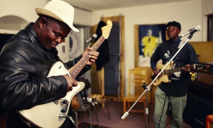 Zambian guitarists Jagari Chanda and Rikki Ililonga are still going strong. Photo: worldtreasuresmusic.com