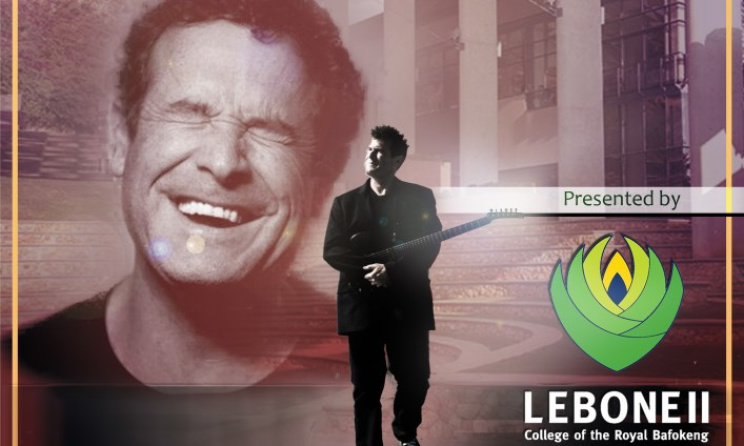 The poster for the upcoming Johnny Clegg Unplugged Phatsima concert.