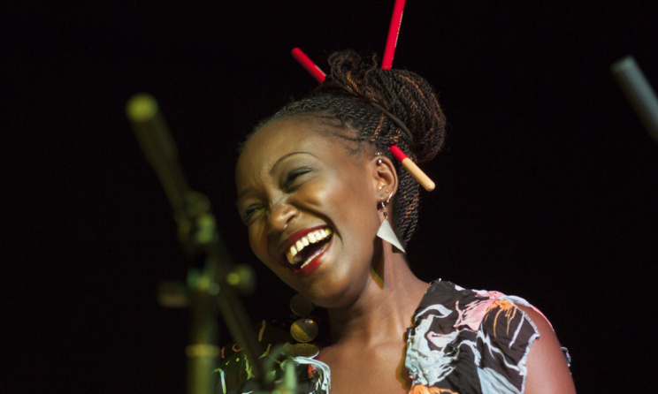 Kasiva Mutua Kenya's female drummer. Photo: www.pri.org
