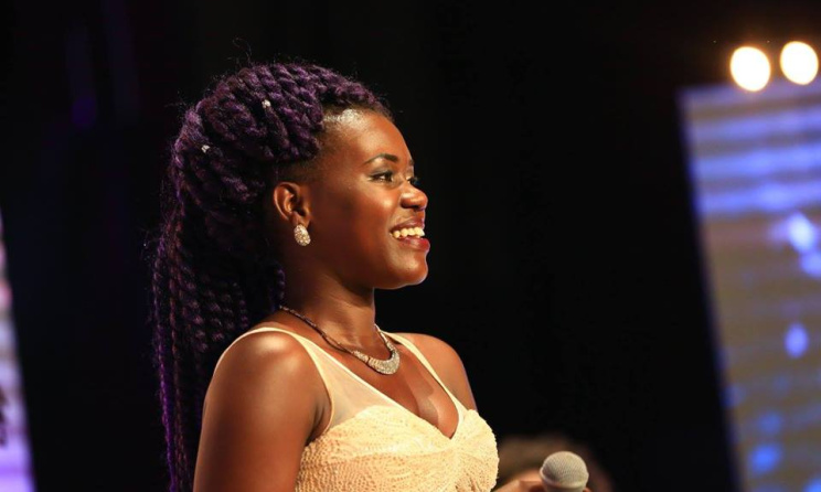 Chandrica, candidate du Gabon à la finale d'Airtel Trace Music Star. Photo: Facebook