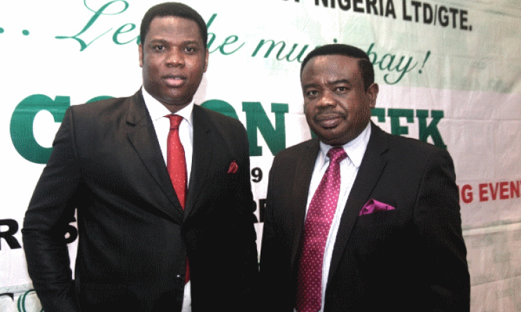 Chinedu Chukwuji, Tony Okoroji; COSON GM and Chairman. Photo:FabMag