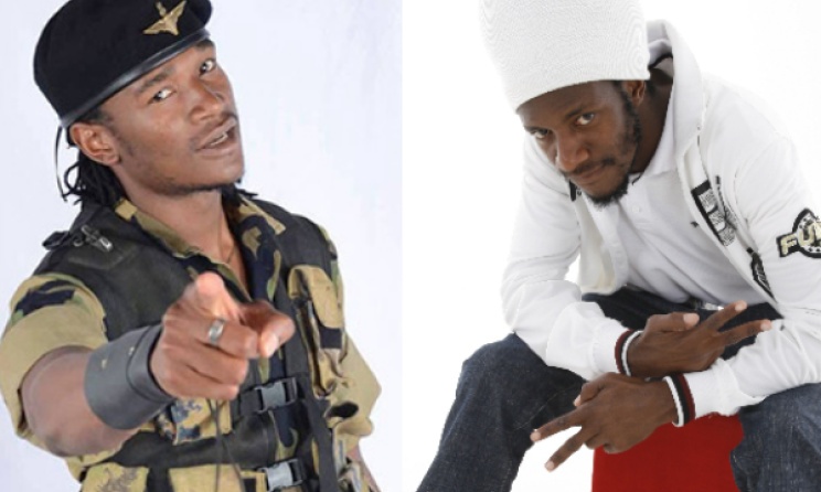 Zimbabwean stars Jah Prayzah (left) and Winky D (right).