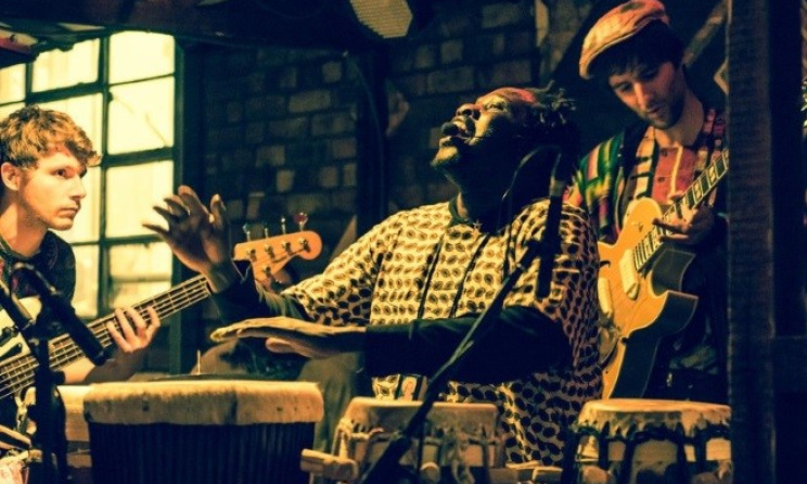 Karim Mbaye fronts UK-based band Rimka. Photo:www.Liverpoolguild.org