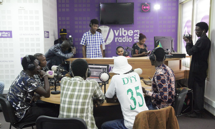 Studio d'enregistrement Vibe Radio Sénégal