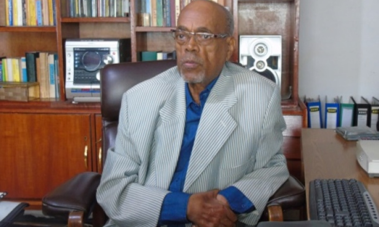 Amha Eshete, Ethiopia's pioneer music publisher and distributor. Photo: Arefaynie Fantahun