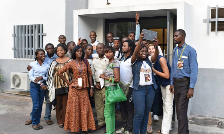 18 jeunes managers ont participé à l'atelier à Kinshasa. Photo: Goethe-Institut Kinshasa