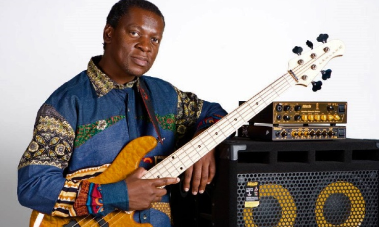 South African bassist Concord Nkabinde. Photo: Marriet Geldenhuys