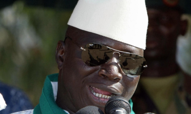 President Yahya Jammeh of the Gambia. Photo: HuffPo