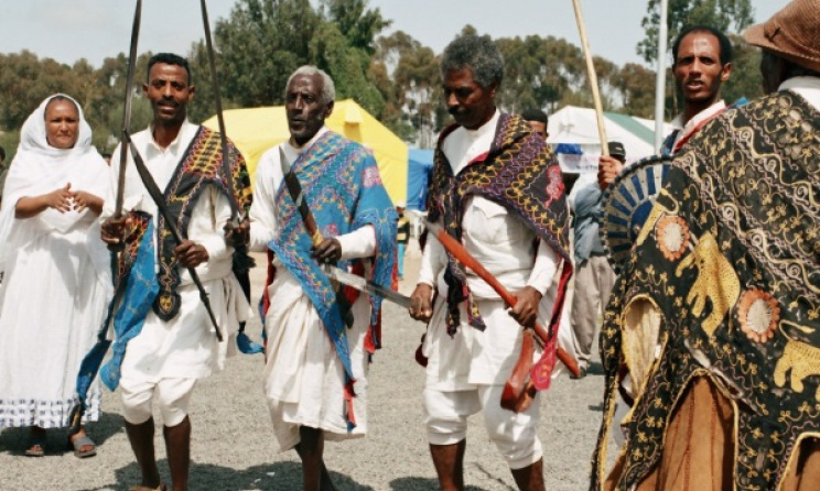 Eritrean dancers from the Tigrinya ethnic group. Photo: www.explore-eritrea.com