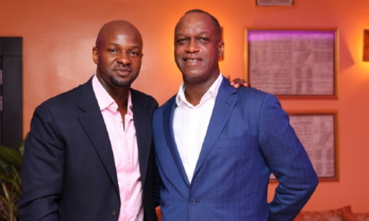 Chris Ubosi of Megalectrics, left, with Alex Okosi of MTV. Photo: that1960chick 