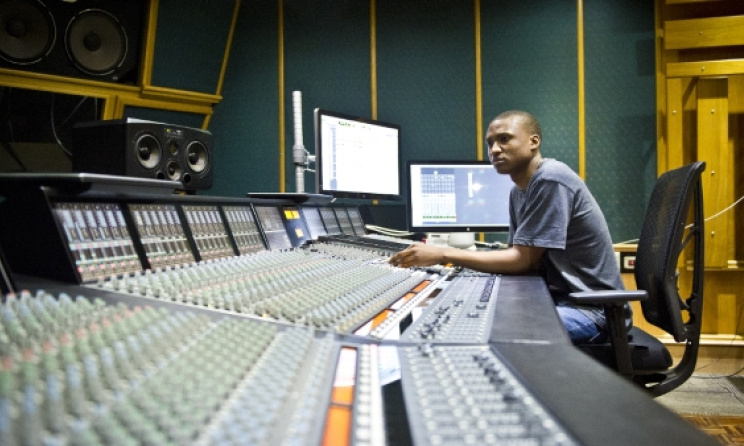 A sound engineer at work. Photo: www.mg.co.za