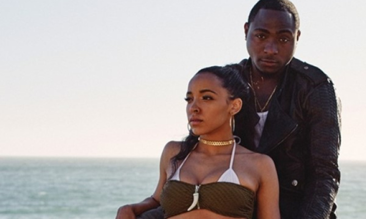 Davido and Tinashe on cover art for 'How Long'